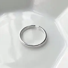 Simple Small Open Ring シルバーリング