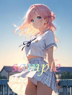 c140 美少女 かわいい イラスト 下着 コスプレ セクシー A4ポスター