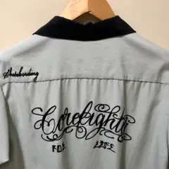 corefighter チェーン ステッチ シャツ ミント グリーン ロカビリー