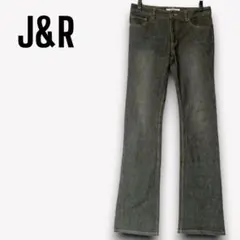 ジェイアンドアール【36】パンツ ストレート ポケット付 綿混 f708