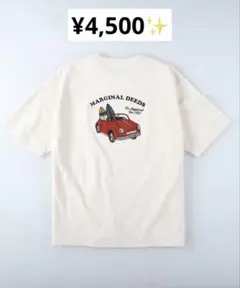 MARGINAL DEEDS Tシャツ ホワイト　ライトオン　メンズ　洋服