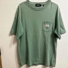 XLARGE Tシャツ　ペーパーマッチグラフィック　グリーン Lサイズ