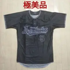 極美品　ZETT ゼット　ユニフォーム　野球　ソフトボール　ブラック　柄生地