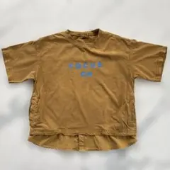 F.O.KIDS Tシャツ 130サイズ 黄土色　中古