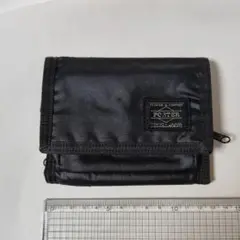 ポーター　3つ折財布　ブラック　黒　PORTER
