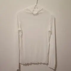 シアーハイネック白