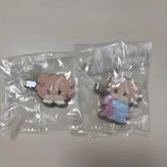 mikko characters フロッキーヘアクリップ　ラテ