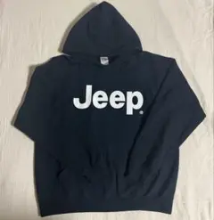 GILDAN 古着 Jeep ジープ ロゴプリント パーカー スウェット L