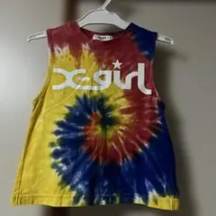【最最終値下げ】x-girl タイダイ ノースリーブ タンクトップ