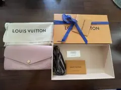 ルイ ヴィトン 長財布 ポルトフォイユ サラ ローズ アンプラント