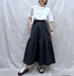 LOWRYS FARM ローリーズ ガララウンド ティアードスカート