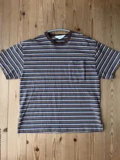 wonderland マルチボーダーTシャツ