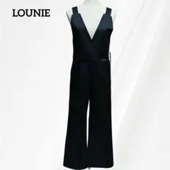 新品タグ付き　LOUNIE　オールインワン サロペット　ブラック　Mサイズ