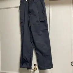 ダークグレー カーゴパンツ ハイウエスト