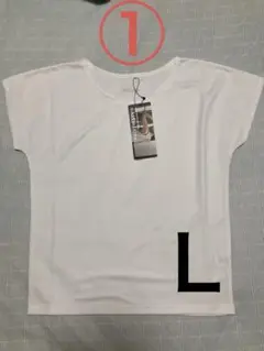 難ありAddEmi×ATSUGI ホワイト Tシャツ Lサイズ