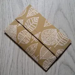 ポケットティッシュケース　☆1760　リーフ柄
