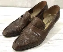 90s YVES SAINT LAURENT ローファー 革靴 35 22.0㎝
