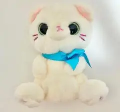 ホワイト猫ぬいぐるみ