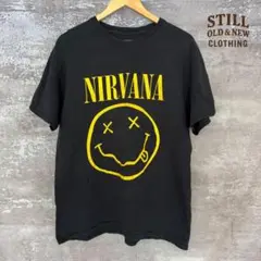 2000's～ NIRVANA SMILE バンドTシャツ 裾 袖 シングル