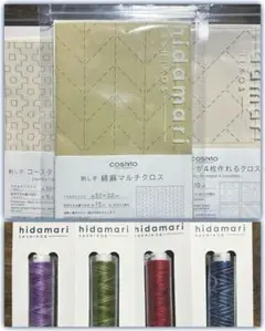 Cosmo hidamari　刺し子
