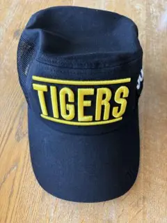 阪神タイガースキャップ 黒 ポリエステル製