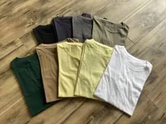 UNIQLO ユニクロ ドライ カラー クルーネック Tシャツ ９枚セット