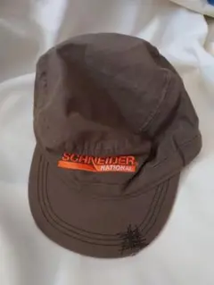 SCHNEIDER NATIONAL　ダメージ加工カーキハット