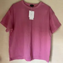 《未使用》グリーンレーベルリラクシング ピンク Tシャツ 160