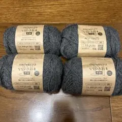 【新品未使用】セリア なないろ彩色 中細 4個セット 日本製