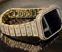 アップルウォッチキラキラバンド ステンレス ベルト Apple Watchカバー