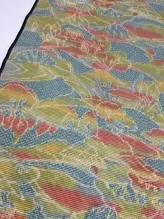 M163 綿のような手触り 織物 洗い張り ハギレ ハンドメイド リメイク