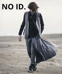 【美品】NO ID. TRストレッチプリーツスキニートラウザーズ
