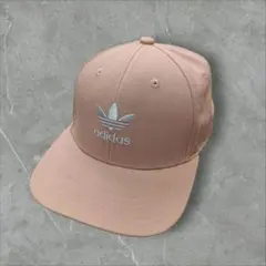 美品　adidas アディダス キャップ　帽子　ピンク