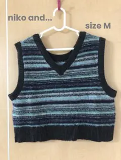 niko and.. ニットベスト M size