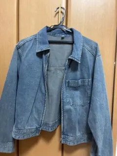 ライトブルー ショートデニムジャケット