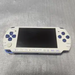 sony psp 3000 限定色 ホワイト ブルー 訳あり