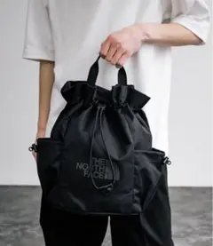 韓国3ノースフェイスリュックバケットボニーパックLIGHTBONNEYPACK黒