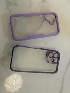 iPhone16 ケース 2つセット　パープル