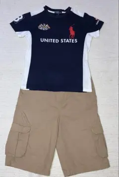 ラルフビッグポニーＴシャツ120 ＆新品パンツ