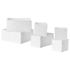 427 IKEA SKUBB スクッブ ボックス6点セット グリーン