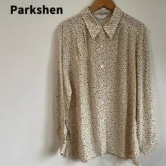 訳あり★Parkshen 長袖シャツ ブラウス シルク100％