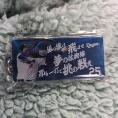 中日ドラゴンズ 応援歌キーホルダー 石川昂弥　25 ガチャガチャ