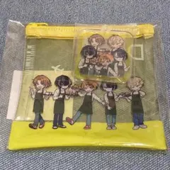 エイトリ　アクリルチャーム付きクリアポーチ　昼班
