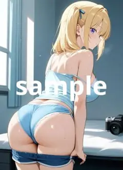 AIイラスト　セクシー　アニメイラスト　ポスター　A4サイズ　No.308