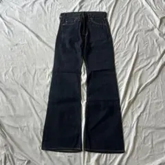 80's vintage ダークブルーブーツカットデニム アメカジ