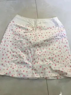 クレージュ タイト ミニスカート ピンクドット ゴルフウェア テニスウェア