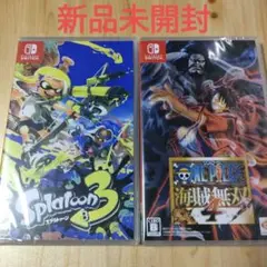 海賊無双4 スプラトゥーン3 Switch ソフト ワンピース スプラトゥーン