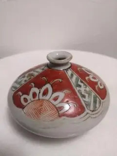 伊万里　江戸中　油壺　 桔梗窓　笑い龍図唐花　成化年　大型油壺　白磁呉須赤絵 伊万里 江戸中 油壺 桔梗窓 笑い龍図唐花 成化年 大型油壺 白磁