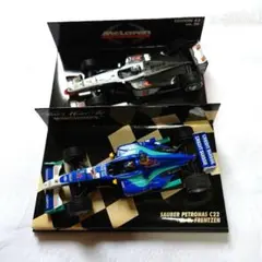 ミニカーF-1 ミニチャンプス 1/43 ザウバーC22 マクラーレンMP4