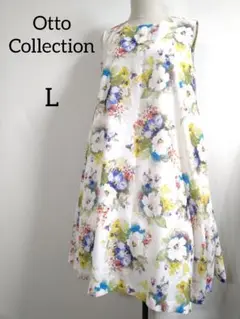 Otto Collection フラワー柄 ゆったりワンピース